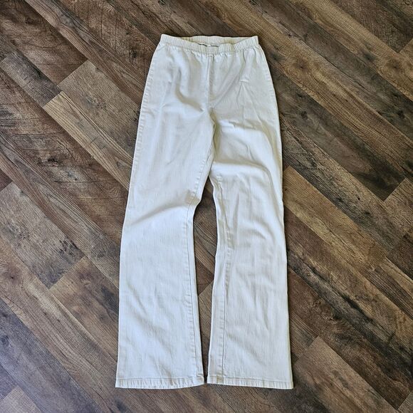 Vintage Hanes Collection Women's Small Cotton Spadex Pull On Pants Made in USA - Picture 1 of 8